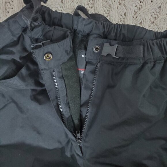 MISTY MOUNTAIN Premium Black Water Resistant Snow/Ski Fleece Snowpants - Picture 5 of 16